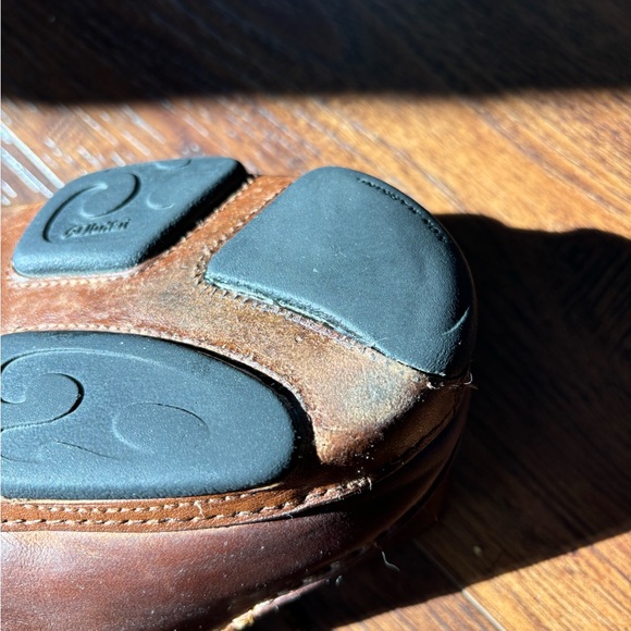 Olukai Men's Size13 Ohana Nubuck Leather Casual Lace Up Shoes Brown - Picture 7 of 11